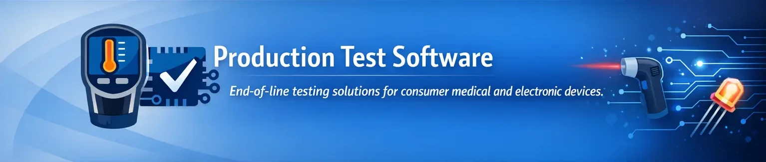 Production Test Software Banner